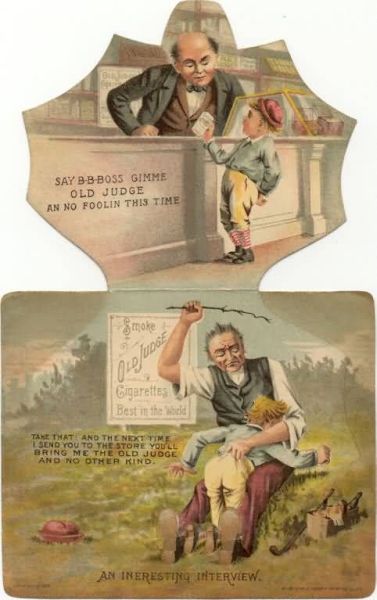 1888 Old Judge Advertising